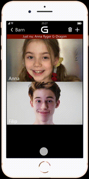 Figma-prototyp av appen