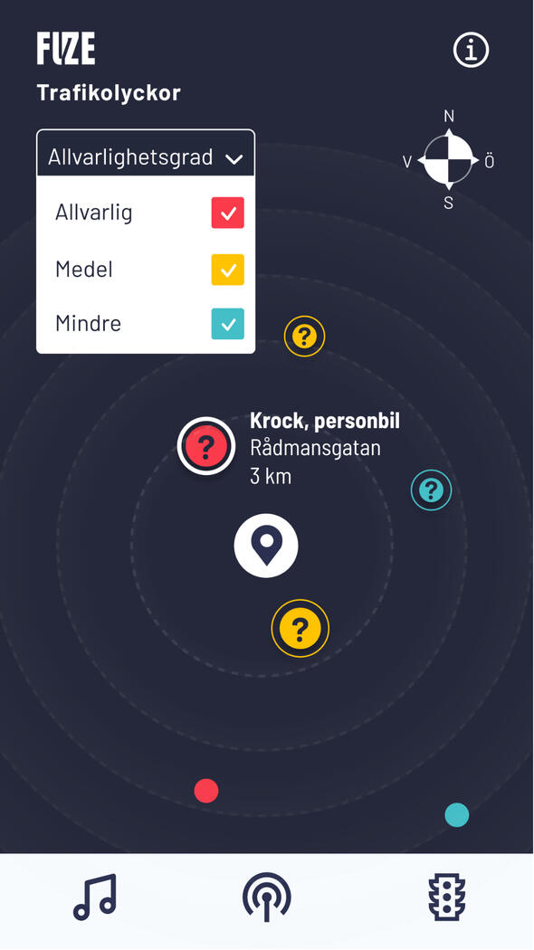 Visualisering av appen